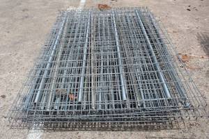 lot 146 image: PALLET OF PALLET RACKING WIRE MESH DECKING&nbsp