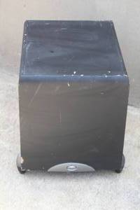 lot 116 image: KLIPSCH SUB 12 , 120V SPEAKER  POWER CORD HAS BEEN CUT  SEE PIC&nbsp