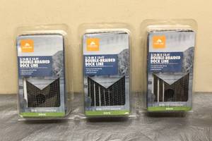 lot 149 image: TOTAL OF 3PK OZARK TRAIL DOUBLE BRAIDED DICK LINE 15FT EACH&nbsp