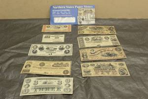 lot 168 image: W.LTOTAL OF 9 NORTHERN STATES PAPER MONEY ASSORTED BILLS  SEE PICS&nbsp