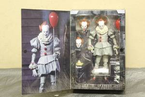 lot 189 image: NECA REEL TOYS IT NEXT CHAPTER PENNYWISE CLOWN&nbsp ACTION FIGURE IN ORIGINAL BOX ,93N030818&nbsp