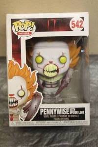 lot 195 image: FUNKO POP IT 542 PENNYWISE WITH SPIDER LEGS VINYL FIGURINE IN ORIGINAL BOX&nbsp