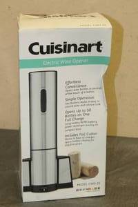 lot 35 image: CUISINART ELECTRIC WINE OPENER CWO-25 , IN ORIGINAL BOX&nbsp