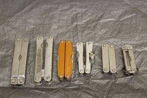 lot 53 image: TOTAL OF 6 MULTI TOOL SURVIVAL POCKET TOOLS  SEE PICS&nbsp