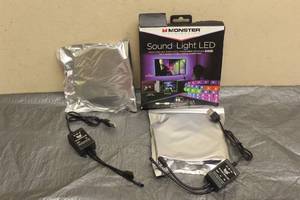 lot 75 image: TOTAL OF 2 MONSTER ILLUMINATION SOUND TO LIGHT LED COLOR LIGHT CHANGING STRIPS&nbsp