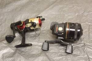 lot 81 image: ABU GARCIA 83-1 REEL&nbsp &amp&nbsp STAMPEDE EZ CAST BASS PRO SHOPS REEL&nbsp&nbsp