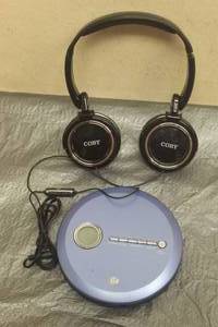 lot 108 image: DURABRAND CD-857 ANTI SKIP PLAYER WITH COBY HEADPHONES&nbsp