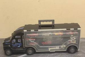 lot 155 image: TYPE RX5000 SEMI TRUCK HOT WHEELSMATCH BOX&nbsp DIECAST CARS DISPLAY STORAGE WITH 25 ASSORTED BRAND DIECAST CARS&nbsp&nbsp