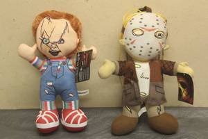 lot 159 image: TOTAL OF 2 TOY FACTORY 13 CHUCKY &amp FRIDAY THE 13TH DOLLS&nbsp