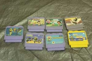 lot 164 image: TOTAL OF 7 VINTAGE V.SMILE GAME CARTRIDGES&nbsp