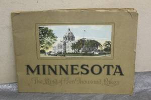 lot 172 image: VINTAGE MINNESOTA ,THE LAND OF TEN THOUSAND LAKES BOOK BY CO-MO COMPANY&nbsp