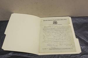 lot 173 image: FEBRUARY 24,1919 HONORABLE DISCHARGE DOCUMENT FROM&nbsp THE UNITED STATES ARMY&nbsp