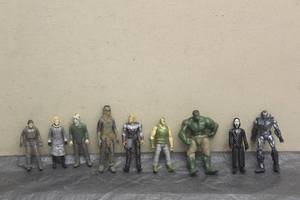 lot 191 image: TOTAL OF 9 ASSORTED ACTION FIGURES  SEE PICS&nbsp