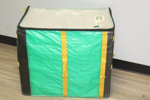 lot 22 image: AMAZON LARGE COURIER STYLE DELIVERY TOTE STORAGE ,2 FT H X 20 X 28W