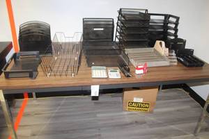 lot 55 image: MISC LOT OF OFFICE SUPPLIES  SEE PICS&nbsp
