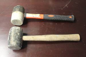 lot 94 image: 2 RUBBER MALLETS&nbsp