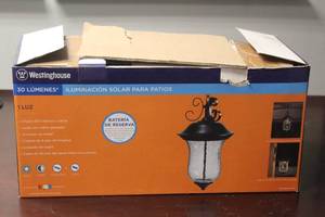 lot 96 image: WESTINGHOUSE SOLAR PATIO LIGHT GA0401-08W