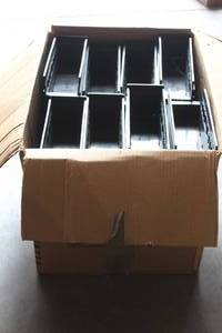 lot 119 image: 65 PLUS ULINE PARTS STORAGE CONTAINERS PLASTIC SHELVE BINS S-13396