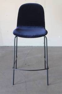 lot 42 image: PRIMTIVO BLUE VELVET 479980 BAR STOOL&nbsp