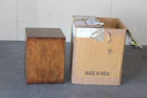 lot 64 image: DUNCAN RECLAIMED FRUITWOOD END TABLE 6967&nbsp