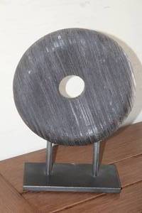 lot 80 image: FOUR HANDS LINDEN ROUND SCULPTURE