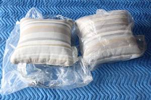 lot 208 image: TOTAL OF 2 TSUMMER CLASSIC TOSS THROW PILLOWS  SEE PICS