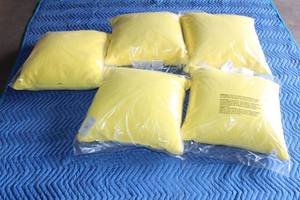 lot 220 image: TOTAL OF 5 WEST ELM&nbsp TOSS THROW PILLOWS  SEE PICS