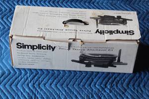 lot 235 image: SIMPLICITY DELUXE VACUUM&nbsp ATTACHMENT KIT IN ORIGINAL BOX