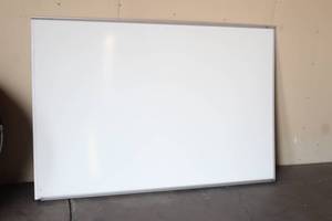 lot 239 image: VERY LARGE DRY ERASE BOARD ,6FT. X 4FT.