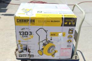 lot 258 image: NEW CHAMPION POWER EQUIPMENT WALK-BEHIND BLOWER 200947, NEW NEVER OPEN IN ORIGINAL BOX