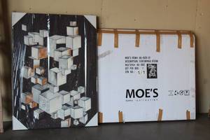 lot 16 image: MOES HOME COLLECTION CUBISM RX-1026-37 4FT X 3FT