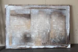 lot 17 image: FRAMED CANVAS WALL ART 5FT X 40