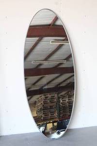 lot 21 image: RENWIL INC MT1844 OVAL 6FT FRAMED WALL MIRROR