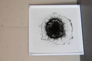 lot 24 image: HARMONY DIFFUSED CB2 IMPRESSION WALL ART 40X40