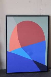 lot 47 image: FRAMED CANVAS WALL ART 40X30 P1710
