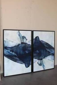 lot 82 image: 2 WISHBONE HOME &amp DESIGN BIG STREAM I 30 X 45