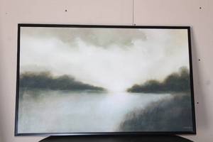 lot 86 image: FRAMED CANVAS WALL ART ETERNAL SEA 1&nbsp