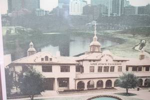 lot 89 image: FORT WORTH HERITAGE FORT WORTH STOCK YARDS SIGNED BY ARTIST DAVID CHARLES WITH C.O.A&nbsp NUMBERED 31130