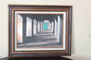 lot 95 image: FRAMED OIL PAINTING SIGNED BY ARTIST 22 X 18