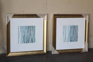 lot 52 image: 2 Z GALLERIE AAUA SENSATIONS I &amp II 23X23
