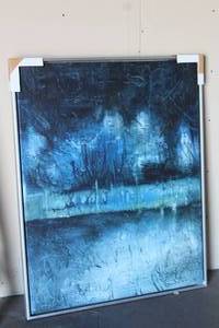 lot 58 image: FRAMED CANVAS WALL ART 50 X 40&nbsp