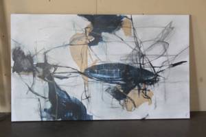 lot 66 image: THOUGHT RECEPTORS FRAMED DIGITAL PAINTING PORTRAIT