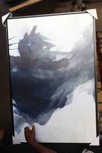 lot 71 image: CHELSA ART STUDIO GUSEUL PARK BIG STREAM II 24X36&nbsp BY GUSEUL PARK