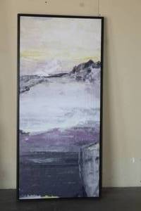 lot 73 image: CHELSEA ART STUDIO JOSHUA SCHICKER COLD FRAME FRAMED CANVAS 24 X 53