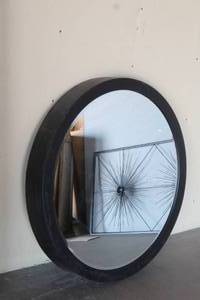 lot 78 image: ROUND HANGING MIRROR 34DIAM