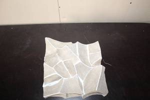 lot 132 image: SHAGREEN RADICA WALL TILE 1FT X 1FT 9 TOTAL