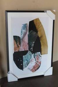lot 75 image: DAN HOBDAY ESSENCE CANVAS WALL ART 32 X 46 WITH SIGNITURE