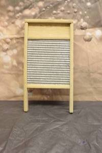 lot 36 image: VINTAGE GALVANIZED WASHBOARD