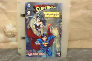 lot 48 image: SUPERMAN AND WONDER WOMAN DC COMICS #1 COMIC BOOK