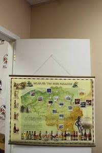 lot 57 image: BELGIUM THE BEER PARADISE WALL DECOR 32H X 40W&nbsp